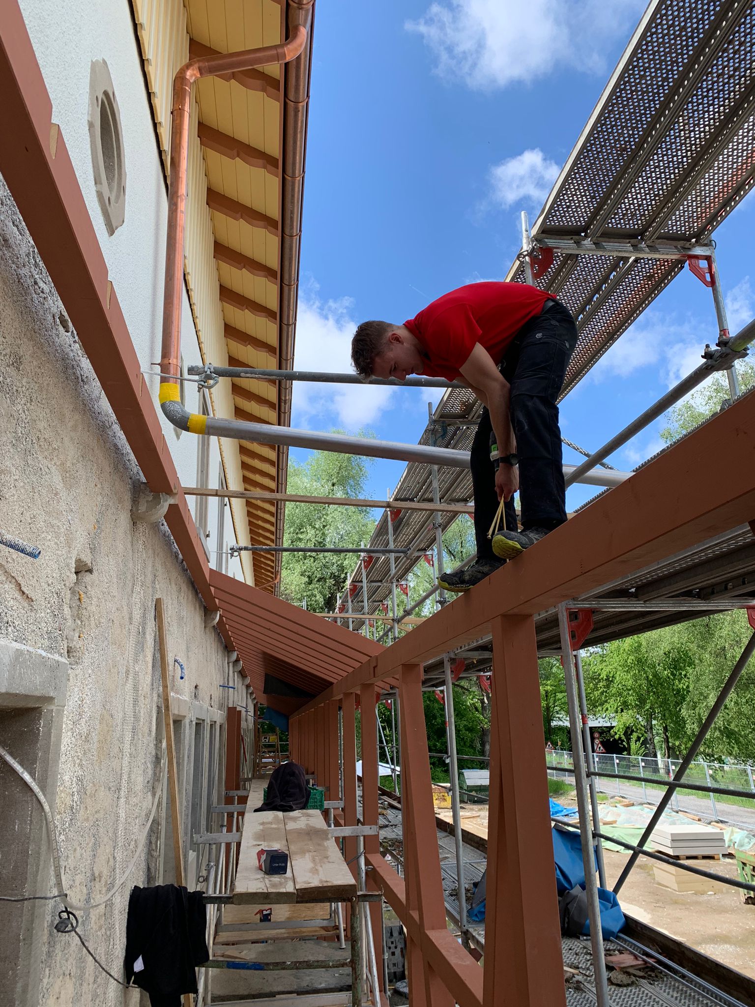 Handwerker bei der Arbeit